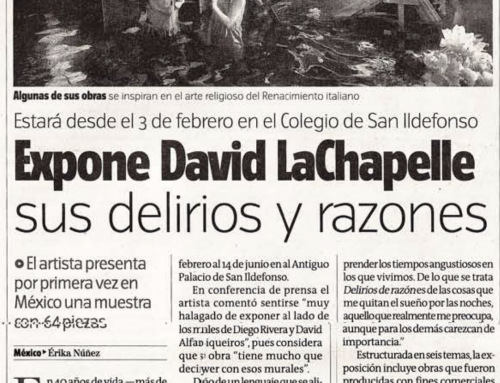 DAVID LACHAPELLE EXPONE SUS DELIRIOS Y RAZONES